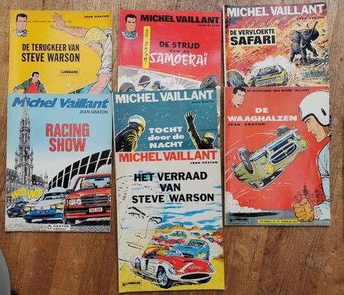 Michel Vaillant, 7 stripboeken in één lot te koop, prijs/lot, Boeken, Stripverhalen, Gelezen, Meerdere stripboeken, Ophalen of Verzenden