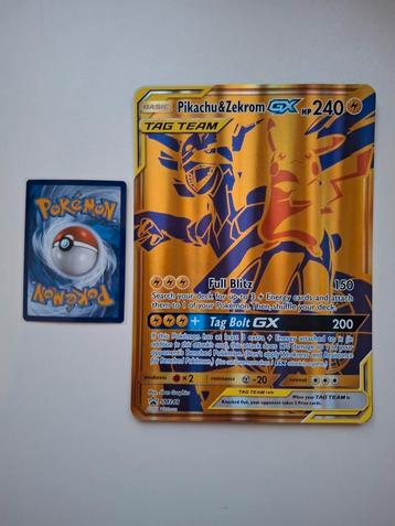 Carte Pikachu Jumbo Gold ! disponible aux enchères