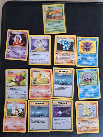 Pokémon lot met Wotc 1st editions (NL) beschikbaar voor biedingen