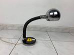 Vintage space age bureaulamp chroom Massive, Gebruikt, Ophalen of Verzenden, Minder dan 50 cm, Space age