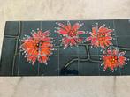 Vintage salontafel Adri - bloemen, Huis en Inrichting, Ophalen, Overige materialen, Gebruikt, 100 tot 150 cm