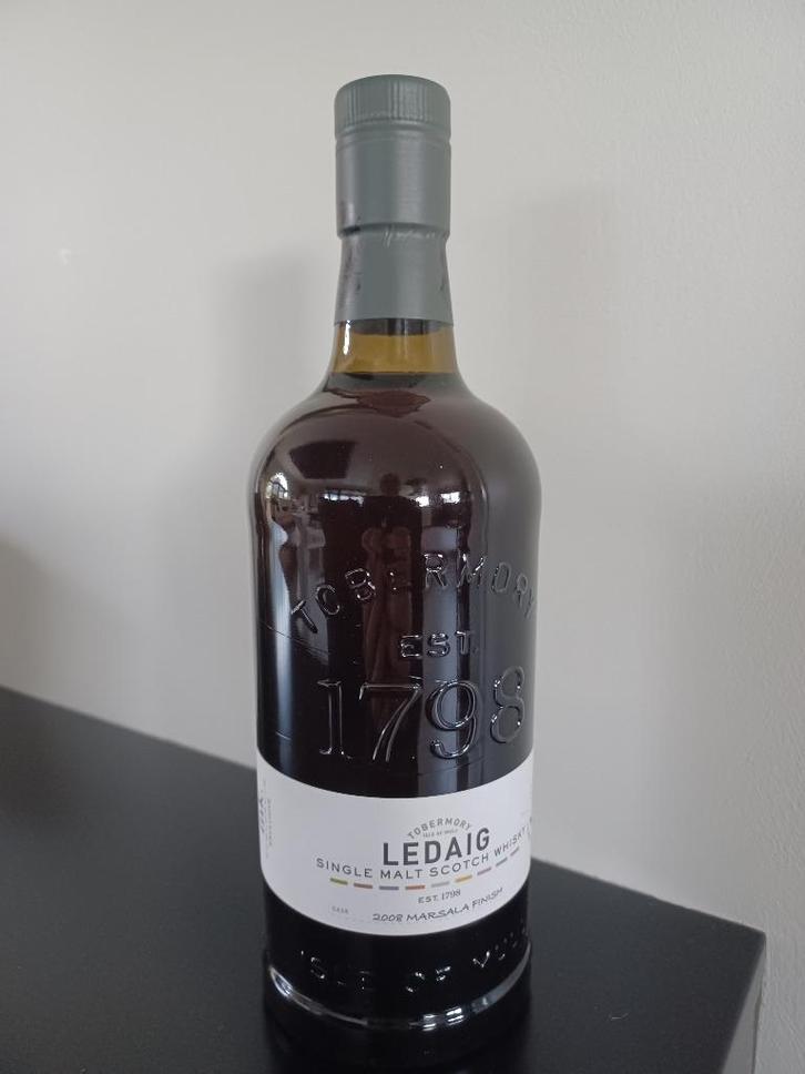 Whisky: Ledaig 12 y Marsala Finish, Verzamelen, Wijnen, Ophalen of Verzenden