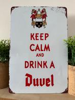 Metalen reclamebord Duvel, Ophalen of Verzenden, Nieuw, Reclamebord, Plaat of Schild, Duvel
