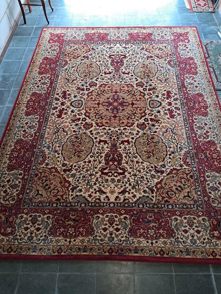 Prachtig tapijt, Huis en Inrichting, Stoffering | Tapijten en Vloerkleden, Gebruikt, 200 cm of meer, 200 cm of meer, Crème, Beige