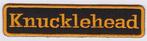 Harley Davidson Knucklehead stoffen opstrijk patch embleem #, Neuf
