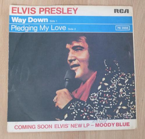 7"  Elvis Presley ‎– Way Down, Cd's en Dvd's, Vinyl Singles, Gebruikt, Single, Rock en Metal, 7 inch, Ophalen of Verzenden