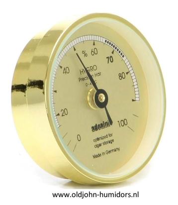 AHM2 ADORINI  HAAR HYGROMETER GOLD  PRECISIE HYGROMETER beschikbaar voor biedingen