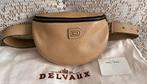 DELVAUX vlekkeloze zandleren heuptas, Ophalen of Verzenden, Zo goed als nieuw, Leer