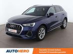 Audi Q3 45 TFSIe S line (bj 2021, automaat), Auto's, 245 pk, Gebruikt, Blauw, 1395 cc