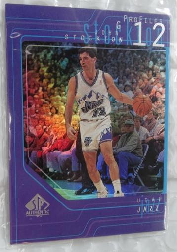 '98 SP Authentic Profiles 12 - John Stockton beschikbaar voor biedingen