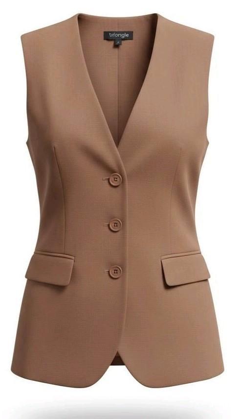 ✨️TRIANGLE Gilet Maat 36 - Met BUNDELKORTING‼️✨️✨️, Kleding | Dames, Bodywarmers, Zo goed als nieuw, Maat 36 (S), Bruin, Ophalen of Verzenden