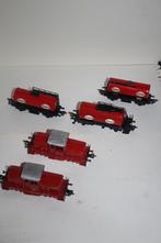 Fleischmann HO 2 Loc's DB 1306 + 3 Essowagens, Gebruikt, Fleischmann, Ophalen of Verzenden, Gelijkstroom