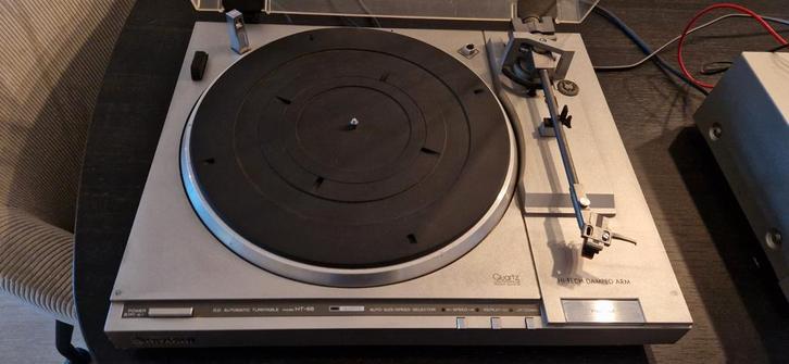 Vintage Hitachi HT-68 direct drive platenspeler - Werkend, Audio, Tv en Foto, Platenspelers, Gebruikt, Platenspeler, Ophalen of Verzenden
