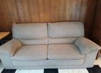 Suede zetel, Huis en Inrichting, Zetels | Zetels, Gebruikt, Minder dan 75 cm, Tweepersoons, Rechte bank