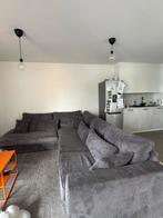 Grote hoeksalon ribstof, Ophalen, Zo goed als nieuw, Stof, Prachtige ribstof