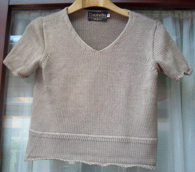 Kort bruin truitje van Caroline Biss maat 38, Vêtements | Femmes, Blouses & Tuniques, Porté, Taille 38/40 (M), Brun, Enlèvement ou Envoi