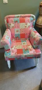Heel mooie patchwork zetel merk J-Line, zie beschrijving!, Ophalen, Gebruikt