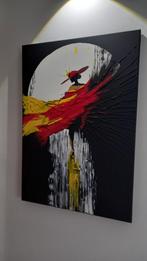 Lady in red 70 op 100, Antiek en Kunst, Kunst | Schilderijen | Abstract, Ophalen