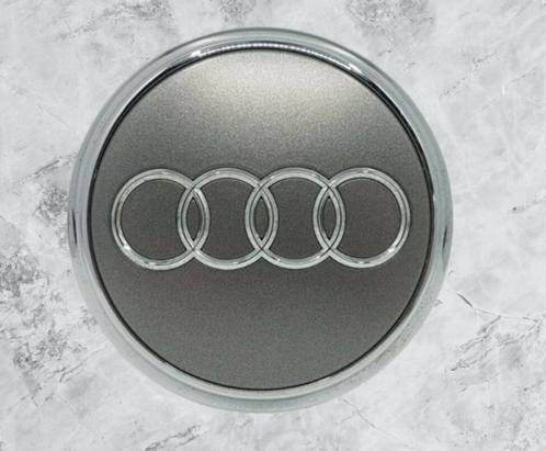 Audi Grijs Naafdoppen /Naafkappen 77mm set 4 stuks 4L0601170, Auto diversen, Wieldoppen, Nieuw, Verzenden
