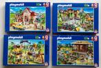 Collection complète : 4 puzzles Quick Playmobil 60p, Ophalen of Verzenden, Meer dan 50 stukjes, Gebruikt