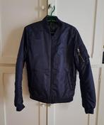 Blauwe bomberjacket/pilotenjas, Kleding | Heren, DMG, Blauw, Ophalen of Verzenden, Zo goed als nieuw