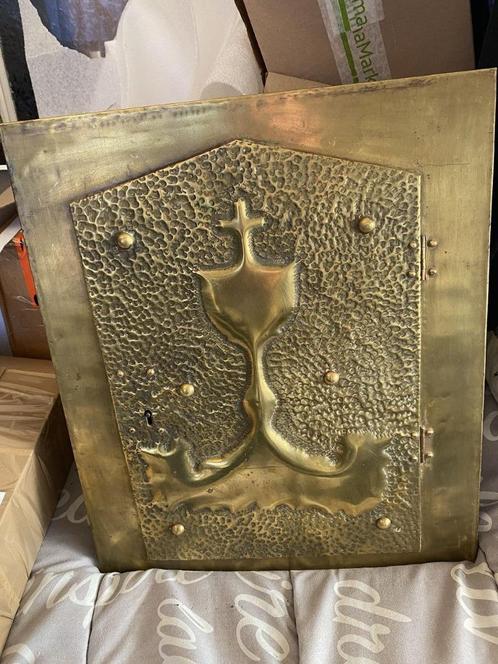 Antieke tabernakelfront compleet, Antiek en Kunst, Antiek | Religieuze voorwerpen, Ophalen of Verzenden