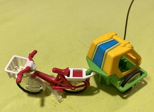 Playmobil 6388 fiets met aanhangwagen, Enfants & Bébés, Jouets | Playmobil, Enlèvement