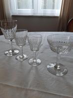 Verres Cristal Val. St Lambert, Collections, Comme neuf, Verre à eau, Enlèvement