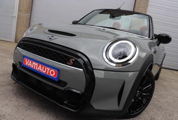 MINI Cooper S Cabrio - Leather/AppleCarplay/LED/Ambient/Cam beschikbaar voor biedingen