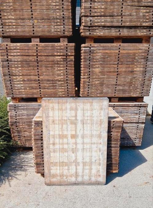 Bekistingspanelen van lariks van 140 cm x 97 cm, Tuin en Terras, Terrasdelen en Vlonders, Zo goed als nieuw, Hout, Ophalen of Verzenden