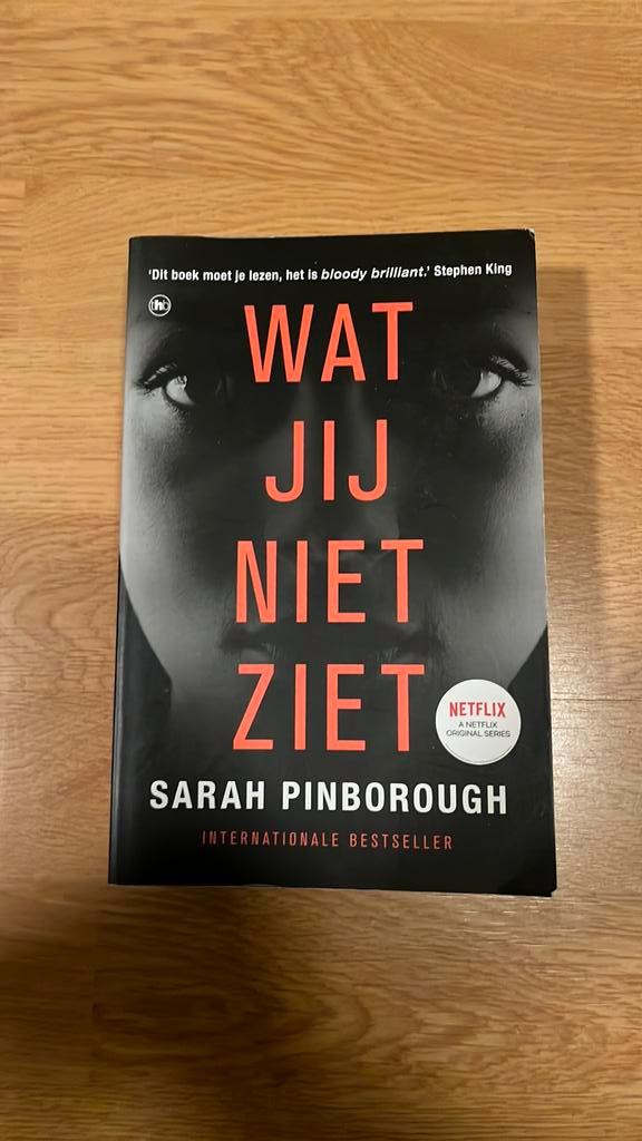 Sarah Pinborough - Wat jij niet ziet, Boeken, Thrillers, Ophalen of Verzenden