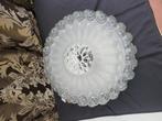 vintage plafondlamp, Ophalen of Verzenden, Gebruikt, Glas