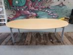 Bureau tafel ovaal, Huis en Inrichting, Bureaus, Ophalen, Zo goed als nieuw, Bureau