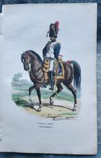 Gravure van een grenadier van de keizerlijke garde van het 1, Ophalen of Verzenden, Landmacht, Foto of Poster