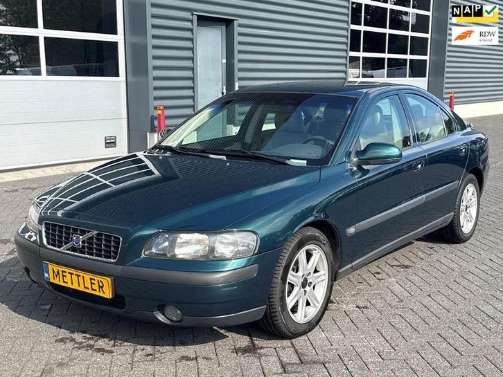 Volvo S60 2.4 Edition, airco, trekhaak, PDC, Auto diversen, Ongevalwagen, Volvo, Automaat, Benzine, Berline, Groen