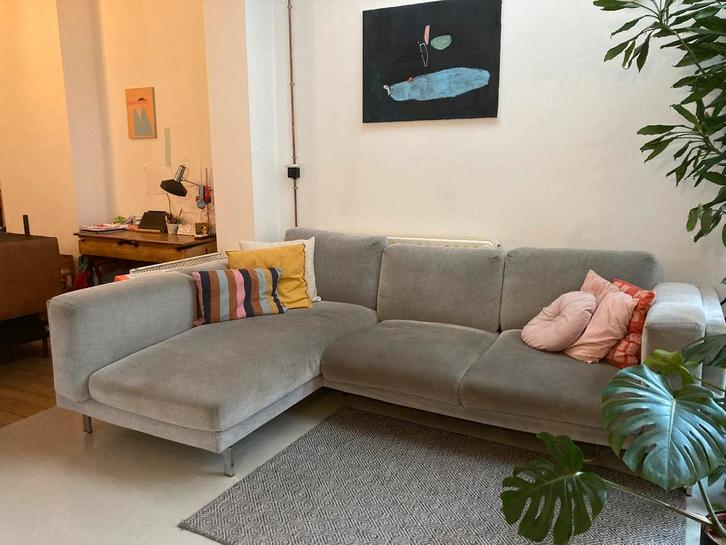 Ikea Nockeby 3-zitsbank, Huis en Inrichting, Zetels | Zetels en Chaises Longues, Gebruikt, Driepersoons, 250 tot 300 cm, 150 cm of meer