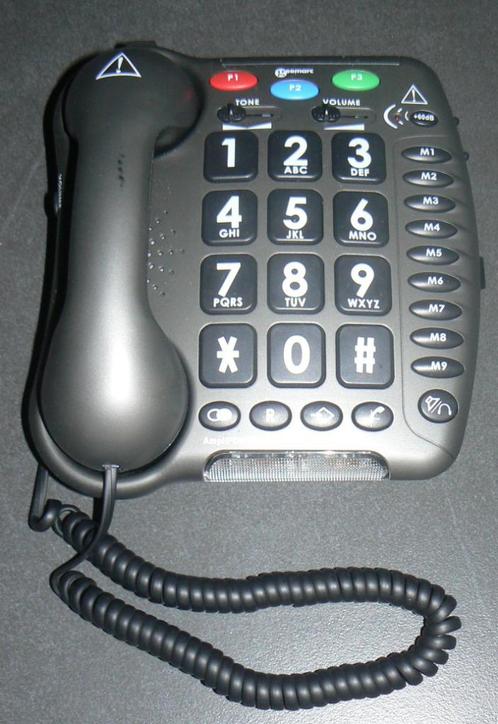 Téléphone amplifié Amplipower 50 pour mal entendant geemarc, Zakelijke goederen, Kantoor en Winkelinrichting | Apparatuur en Telecommunicatie