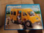 Playmobil - School Van - 6866 - Schoolbus, Kinderen en Baby's, Speelgoed | Playmobil, Ophalen, Zo goed als nieuw, Complete set