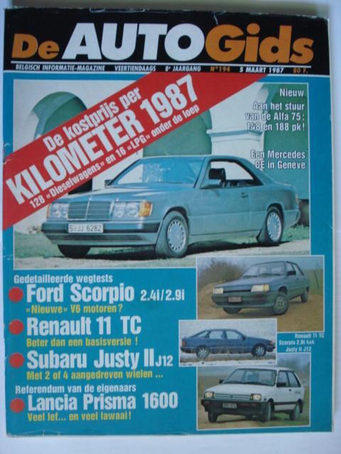 AutoGids 194, Livres, Autos | Brochures & Magazines, Utilisé, Général, Envoi