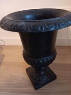 bloempot in gietijzer 30 cm hoogte, Enlèvement, Comme neuf, Intérieur, Moins de 40 cm