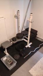 Banc de musculation et entraînement avec haltères de 100 kg,, Sports & Fitness, Enlèvement