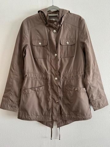 Grijze zomerjas Canda C&A maat 38, Kleding | Dames, Maat 38/40 (M), Ophalen of Verzenden, Zo goed als nieuw, Grijs
