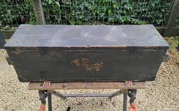 Duitse WO2 houten 2cm Mauser vliegtuig munitiekist, leeg., Verzamelen, Militaria | Tweede Wereldoorlog, Luchtmacht, Kist of Geocache