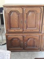 2-delige eikenhouten kast, Ophalen, Gebruikt