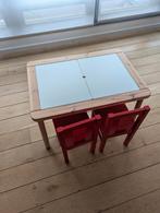 Table Ikea Flisat + 2 chaises Ikea Kritter, Ophalen, Zo goed als nieuw, Stoel(en)