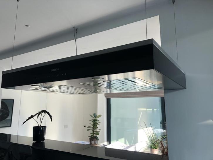 eiland dampkap Miele, Elektronische apparatuur, Afzuigkappen, Gebruikt, Vrijstaand, Eilandschouwkap, Recirculatie, Ophalen