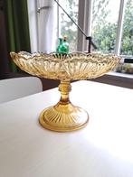 Amberkleurige fruitschaal Vintage, Antiek en Kunst, Ophalen