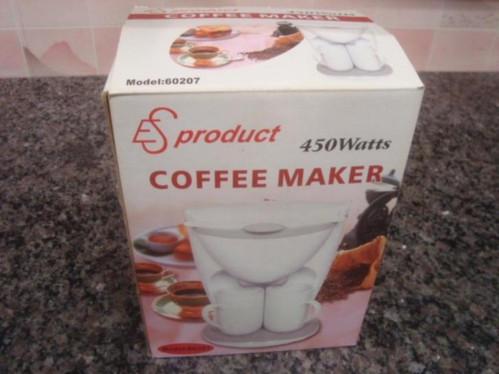 🎁 Mini cafetière électrique neuve sans les tasses, Elektronische apparatuur, Koffiezetapparaten, Nieuw, Gemalen koffie, Koffiemachine