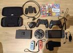Nintendo switch en 4 controllers, Games en Spelcomputers, Switch 2019 Upgrade, Ophalen of Verzenden, Met 3 controllers of meer
