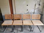 x4 chaises Cesca, design Marcel Breuer (170€/unit), Comme neuf, Quatre, Brun, Bois